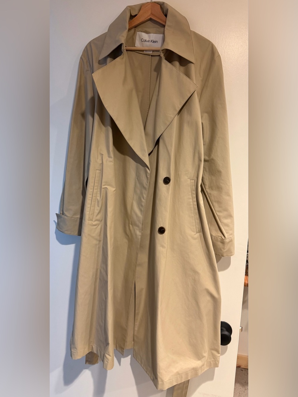 Brand new never worn Calvin Klein trench coat size Medium